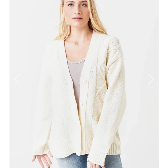ATM Anthony Thomas Melillo Sweaters Atm Cable Knit Cardigan Poshmark